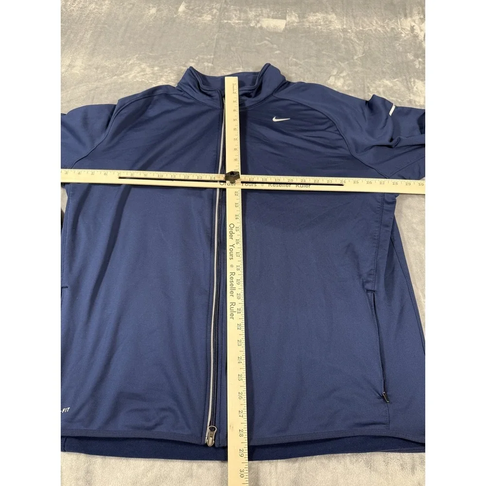 Nike Element Dri-FIT Men's XXL Blue Full Zip Activewear Jacket Track Top